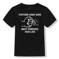 Father And Son Best Friends For Life Print Tshirt Family Matching Family Look Daddy Son Clothes Dad And Me Tshirt