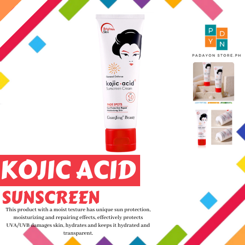 Kojic Acid Collagen Whitening Sunscreen Cream Spf 50 Face Whole Body Oil Control Waterproof 7238