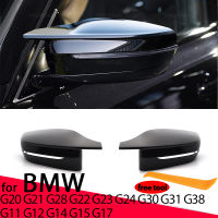 ประตูด้านข้างกระจกมองหลังฝาครอบชิ้นส่วนจัดแต่งทรงผมสำหรับ BMW 3 4 5 7 8 Series G21 G30 G38 G22 G20 G12 G15 G16 LHD RHD