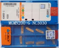 ใหม่ 10Pcs MGMN200-G NC3030 2mm คาร์ไบด์แทรก Grooviing Cutting Lathe เครื่องมือ