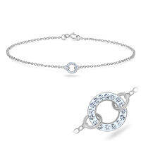 100% PURE 925 SILVER ROUND SHAPE WITH FERRIDO BRACELET BRS-174. PERFECT FOR DAILY WEAR AND GORGEOUS FOR SPECIAL EVENT.