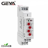 Gratis Ongkir GEYA GRT8-P เวลาผลชีพจรรีเลย์หน่วงเวลา16A AC/DC12V-240V 0.1S-100วันการถ่ายทอดชีพจร