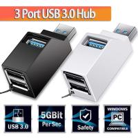 [HOT HAIXWLXKWW 589] ฮับ USB3.0 3พอร์ตปลั๊กอะแดปเตอร์แยกความเร็วสูงและตัวเชื่อมต่อ USB Extender ที่ขับเคลื่อนด้วยบัส