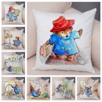 【hot】♚✈ British Cartoon Cushion Cover Sofa Childrens Room Decoration Pillowcase