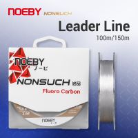 Noeby Fishing Line Fluorocarbon Nylon 100m 150m 4lb-36lb Carbon Fiber Strong Leader Line Sinking Fishing Line Tackle Fishing Lines