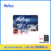 Netac Micro SD การ์ด128กิกะไบต์256กิกะไบต์512กิกะไบต์การ์ดหน่วยความจำ100เมกะไบต์วินาที TF แฟลชการ์ดคลาส10 U3 V30 A1สำหรับรถกล้องตารางการตรวจสอบ