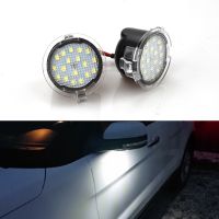 ไฟ Led ใต้กระจกมองข้างมองหลังสำหรับรถ,ไฟ Led 2ชิ้นสำหรับ Ford F-150 Mondeo MK5ประกอบขอบ Explorer ยืดหยุ่นราศีพฤษภมัสแตง