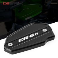 For Kawasaki ER6N E R6N ER6F 2009-2016 NEW Motorcycle Aluminum Front Brake Fluid Reservoir Cap Cylinder cover LOGO ER6N