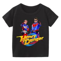 2022 Summer  Cotton  Henry Danger cotton T-shirt For Girls Kid Boys clothing Unisex Short Sleev Pipe Fittings Accessories