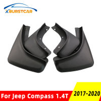 Xburstcar ABS รถ Mud Flaps Mudflaps Splash Guards Mud Flap Mudguards Fender สำหรับ Jeep ใหม่เข็มทิศ2017 2018 2019 2020 1.4T อะไหล่