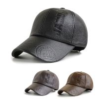 Berretto Da ในหนังเบสบอล PU Berretto Invernale Da Uomo Di Alta Qualità Cappello หมวกแก็ป Gorras Para Hombre Berretto Da Camionista Da Uomo Per Uomo