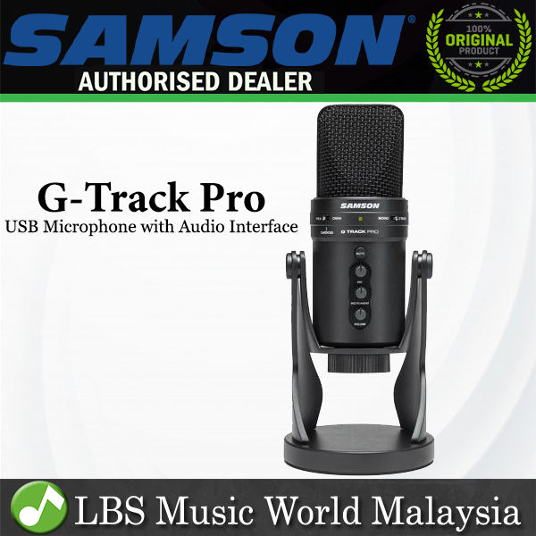 Samson G-Track Pro Professional USB Microphone with Audio