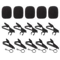 18 Pcs/set Microphone Metal Tie Clips Lavalier Sweat Suit Mount Tie- Clamp Wire Cable Wireless Lapel