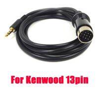 สาย Aux อุปกรณ์วิทยุติดรถยนต์ Biurlink อะแดปเตอร์เสียงสำหรับ13pin Kenwood