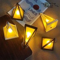 Bar Coffee Shop LED Battery Night Light Clear Bar Table Light KTV Atmosphere Light Bar Table Lamp Script Killing Light Triangle Light 【SEP】