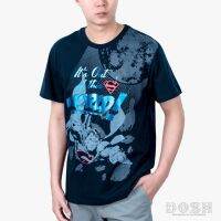 DOSH MENS T-SHIRTS SUPERMAN เสื้อยืดคอกลม แขนสั้น ผู้ชาย DSMT5198-NV