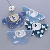 【CC】 Cotton Baby Bibs Newborn Print Football Rugby Boys Babies Accessories Childrens Feeding Burp Cloths Infant