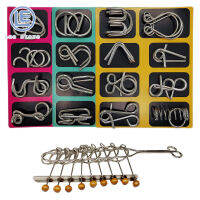 LS Intellect Buckle ชุด8ชิ้น ABC ปริศนาโลหะ Nine Chain Series