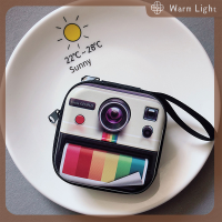 Warm Light Creative PU Coin กระเป๋าแฟชั่นบันทึกกระเป๋าถือเด็กผู้หญิงกระเป๋าของขวัญเด็ก