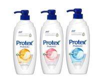 ( มีคูปองส่งฟรี / มี 3 สูตร ) Protex โพรเทคส์ พรีไบโอติก 400 มล. ขวดปั๊ม  ล็อกความชุ่มชื้นผิว ช่วยลดการสะสมของแบคทีเรีย (ครีมอาบน้ำ, สบู่อาบน้ำ)