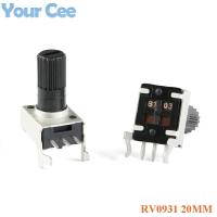 10pcs RV0931 Potentiometer Side-Adjustable Handle 20mm Shaft 1K/B102 5K/B502 10K/B103 50K/B503 100K/B504 WH09 0931