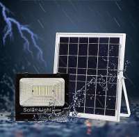 Solar lights ST-120(120W) ไฟสปอตไลท์ กันน้ำ ไฟ Solar Cell ใช้พลังงานแสงอาทิตย์ โซลาเซลล์ Outdoor Waterproof Remote Control Light ST-120