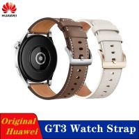 ?ราคาไม่แพงมากที่สุด?Huawei GT3 Pro 46มม. 22มม. Fluoroelastomer Tali Jam Tangan Karet Huawei สำหรับนาฬิกา Huawei GT3 42มม. 43มม. 20มม. สายนาฬิกาหนังแท้