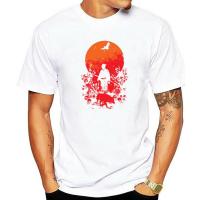 Mens Tshirt Samurai The Sun Red Gut Berserk Awesome Art Tshirt Tshirts