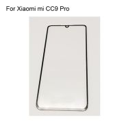 สำหรับ Mi Cc9 Pro กระจกหน้าหน้าจอสัมผัสข้างนอกเลนส์กระจกด้านนอกด้านหน้าไม่มีสายเคเบิ้ลยืดหยุ่นสำหรับ Mi Cc 9 Pro