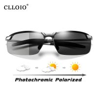 【hot】 CLLOIO Photochromic Sunglasses Men Driving Chameleon Glasses Polarized Male Day Night Vision Change Color UV !