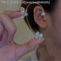 【hot】✥™❀  Sparkling Ear Clip for Piercing Tassel Cuff Earrings Wedding Jewelry