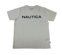 เสื้อยืดแขนสั้นลาย Nautica  VO0002  สีขาว