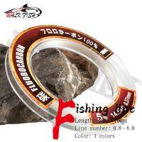 WALK FISH 50M 100M Fluorocarbon Fishing Line Super Strength 0.14-0.6mm Monofilament 100% Ture Carbon Fiber Leader Fishing Line Fishing Lines