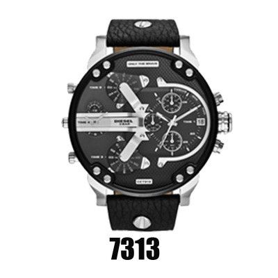 นาฬิกาข้อมือสายหนังสำหรับผู้ชายสไตล์ดีเซล-dz7314