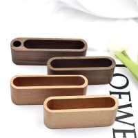 【CW】❈◙  2022 New Wood Business Card Holder with Slot for Desk Display Memo Cards Office Tabletop