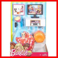 สินค้าขายดี!!! ของเล่น ชุดห้องรับแขก ตุ๊กตา บาร์บี้ Barbie Movie Night &amp; Accessories Playset ของแท้ ของเล่น โมเดล โมเดลรถ ของเล่น ของขวัญ ของสะสม รถ หุ่นยนต์ ตุ๊กตา โมเดลนักฟุตบอล ฟิกเกอร์ Model