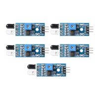 5 x obstacle avoid infrared IR photoelectric reflection Sensor module