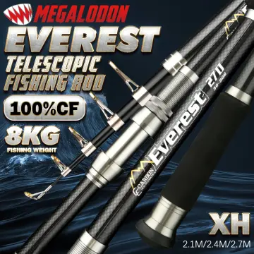 XH Power Spinning Fishing Rod Carbon Fiber Super Hard Pole 3