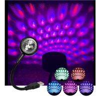 Usb Disco Stage Light Sound Sensor Ball Lamp LED Projector Party Lights Car Nightclub Bedroom Decor Birthday Gift Stage Lighting