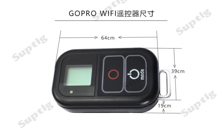 ใหม่-suptig-กันน้ำ-wifi-รีโมทคอนลสำหรับ-gopro-hero-8-7-6-5-4-3-gopro-45เซสชัน-fusionmax-กล้องกีฬาอุปกรณ์เสริม