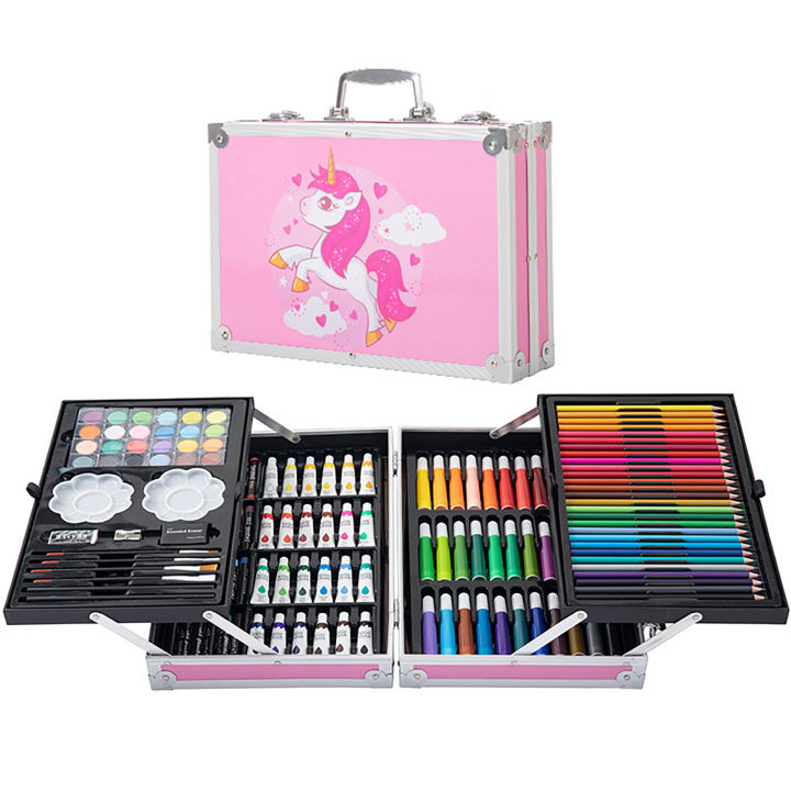 145 pcs Art Set for Kids Child Teens Painting Coloring,Deluxe