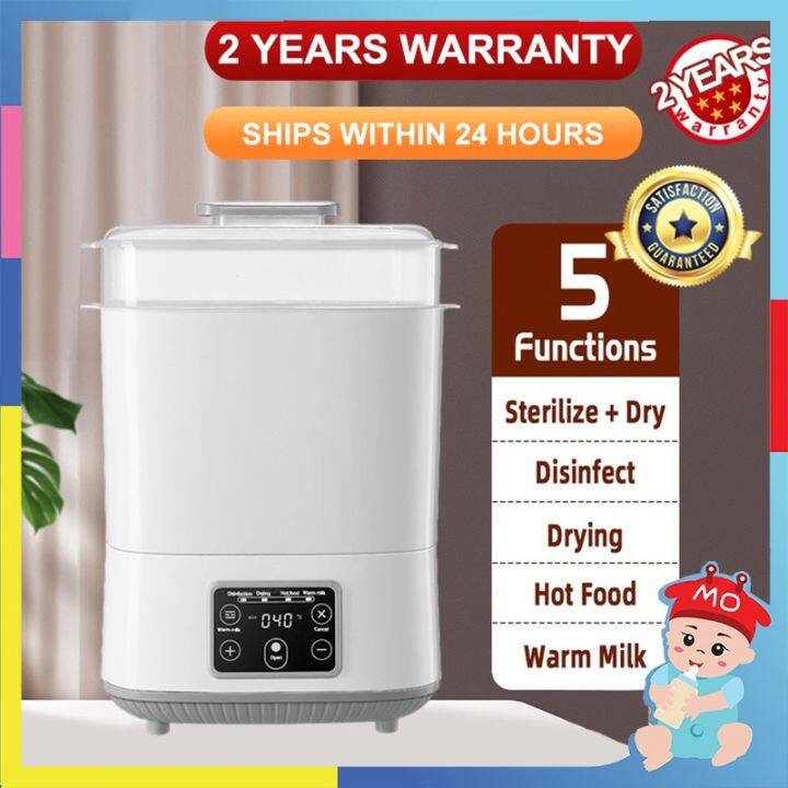Baby Bottle Sterilizer And Dryer 5 in1 Milk Warmer Electric Steam