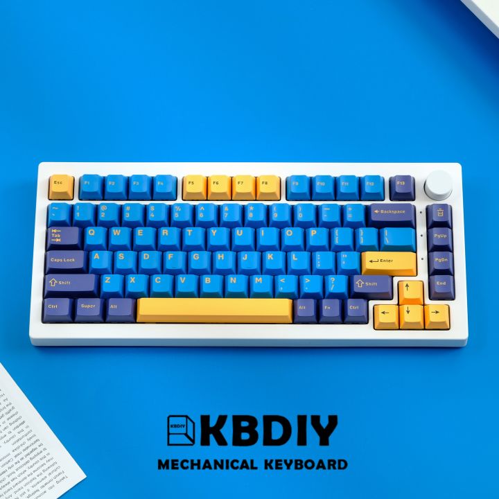 KBDiy GMK Nautilus Keycap Cherry Profile Double Shot PBT 7u Keycaps 172 ...