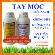 Tẩy mốc quần áo KHÔNG MẤT MÀU vải, Tẩy mốc siêu sạch, Không mùi