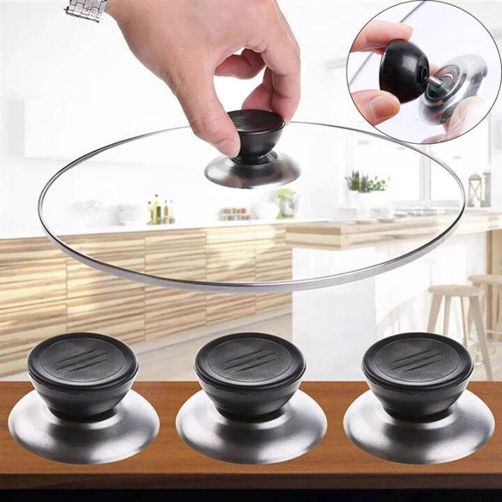 สแตนเลสสตีลสำหรับเปลี่ยนอเนกประสงค์1/2/4ชิ้น610มม. ลูกบิดอะไหล่