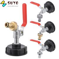 【Ready Stock】 ✧✼✾ D50 SUYOU Garden Hose Fitting Replacement Water Pipe Tap For IBC Adapter Connector Storage Tank Adaptor Durable Brass/Alloy/Plastic S60X6 to 3/4