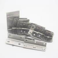 ¤ 6pcs Stainless Steel Corner Code Right Angle Fixed Bracket Block Thick 0.8 1.5 2.0 2.5 mm Furniture Connection Hardware Six Hole