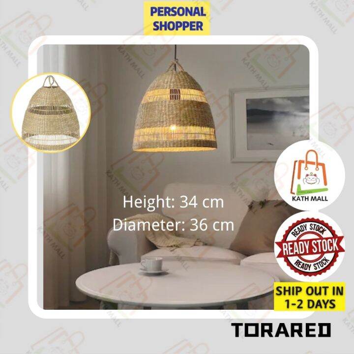 Ikea Torared Pendant Lamp Shade Seagrass36 Cm I Terendak Lampu Pendan Lazada 4602