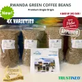 Rwanda Arabica  Green Coffee Beans [4 bags of 2kg each ] - 4 Varieties - Red Bourbon - Specialty Grade Coffee - by TRUSTINEO. 