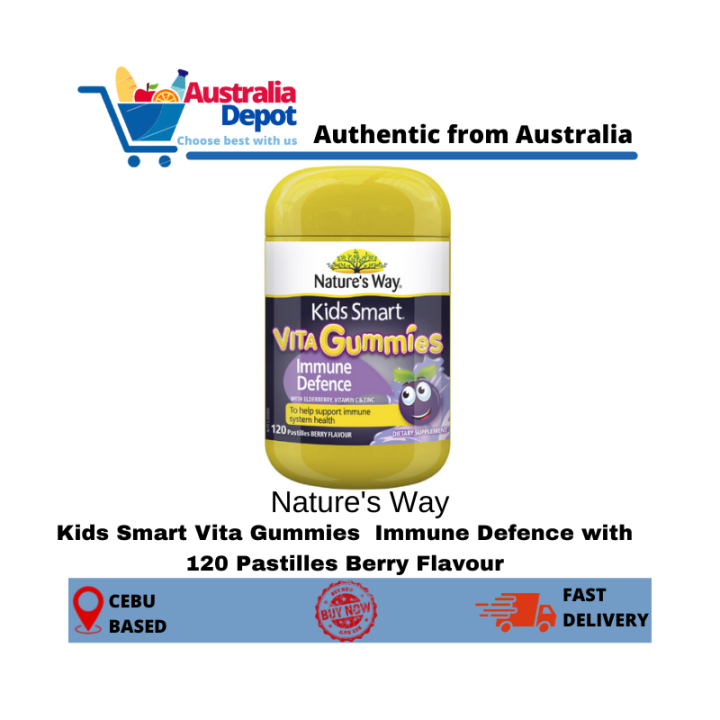 Nature's Way Kids Smart Vita Gummies Immune Defence 150 Gummies Exclusive Size